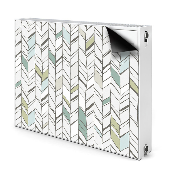 Decorative radiator cover Herringbone