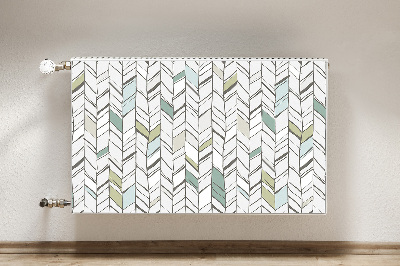 Decorative radiator cover Herringbone