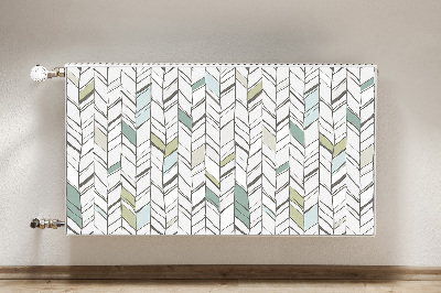 Decorative radiator cover Herringbone