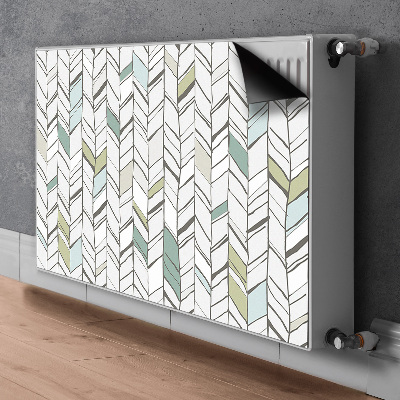 Decorative radiator cover Herringbone