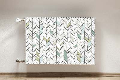 Decorative radiator cover Herringbone