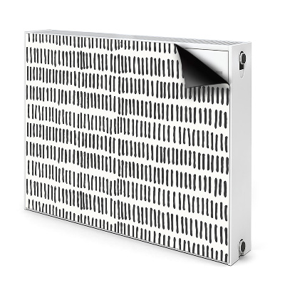 Radiator cover Abstract lines