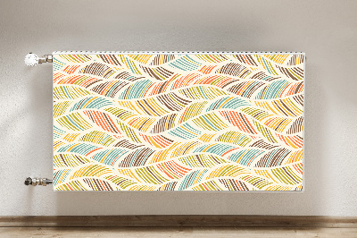 Radiator cover Abstract waves