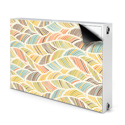 Radiator cover Abstract waves