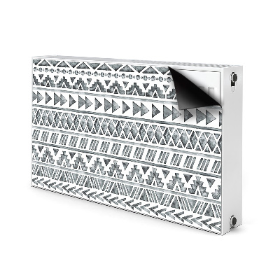 Magnetic radiator mat Ethnic pattern