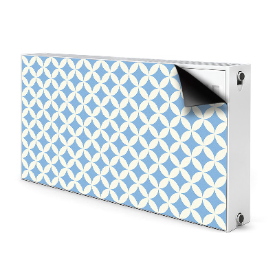 Magnetic radiator cover Moroccan tile