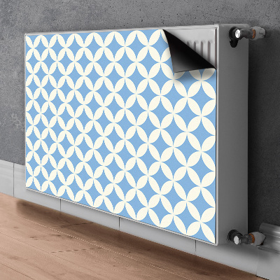 Magnetic radiator cover Moroccan tile