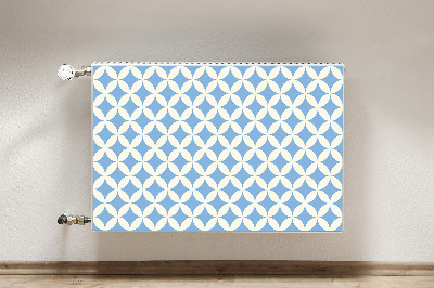 Magnetic radiator cover Moroccan tile