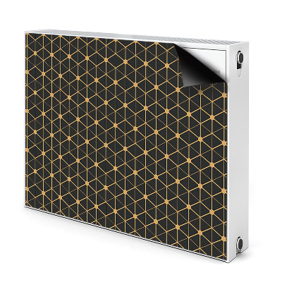 Decorative radiator cover Hexagons