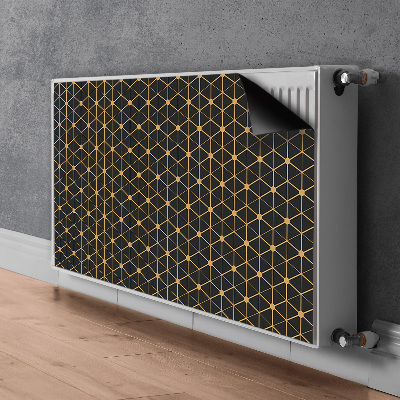 Decorative radiator cover Hexagons