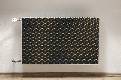 Decorative radiator cover Hexagons