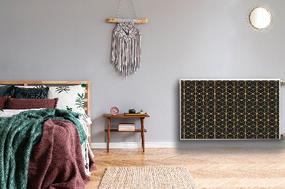 Decorative radiator cover Hexagons