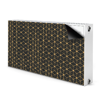 Decorative radiator cover Hexagons