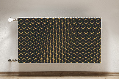 Decorative radiator cover Hexagons