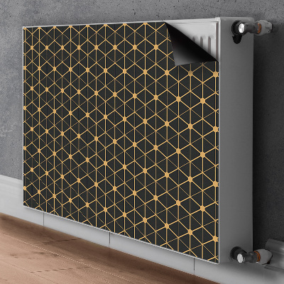 Decorative radiator cover Hexagons