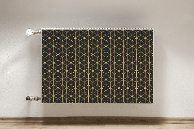 Decorative radiator cover Hexagons