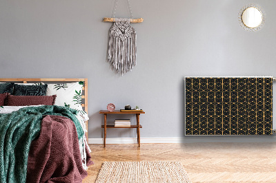 Decorative radiator cover Hexagons