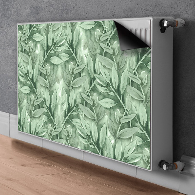 Magnetic radiator mat Smooth leaves