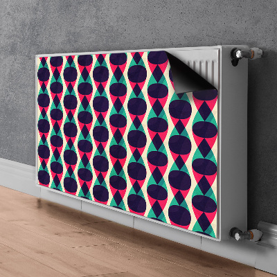 Decorative radiator cover Colorful pattern