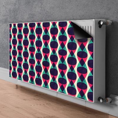 Decorative radiator cover Colorful pattern