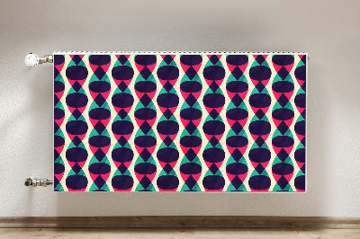 Decorative radiator cover Colorful pattern