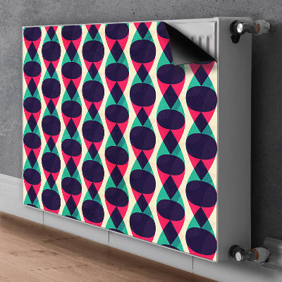 Decorative radiator cover Colorful pattern