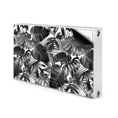 Radiator cover Dark leaves