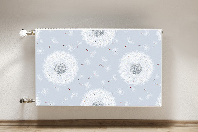 Magnetic radiator mat dandelions