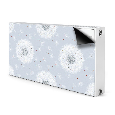 Magnetic radiator mat dandelions