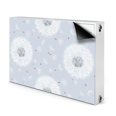 Magnetic radiator mat dandelions