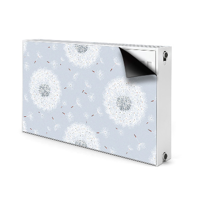 Magnetic radiator mat dandelions