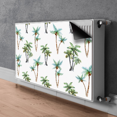 Decorative radiator mat Palm mural