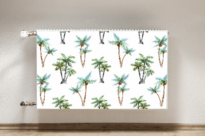 Decorative radiator mat Palm mural