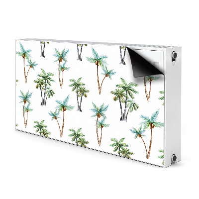 Decorative radiator mat Palm mural