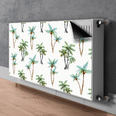 Decorative radiator mat Palm mural