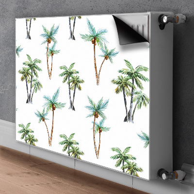 Decorative radiator mat Palm mural