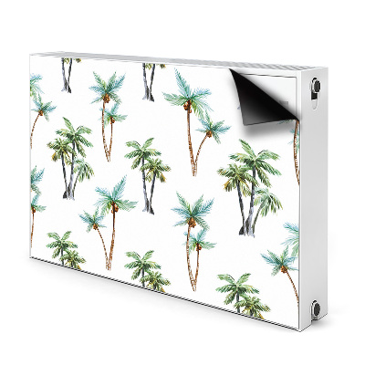 Decorative radiator mat Palm mural