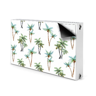 Decorative radiator mat Palm mural