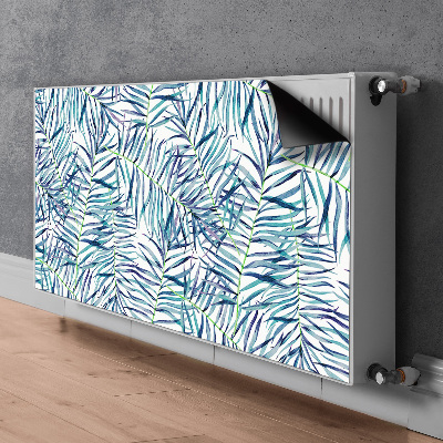 Magnetic radiator mat Exotic leaves