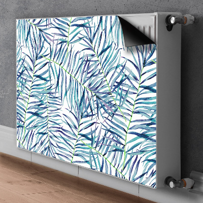 Magnetic radiator mat Exotic leaves