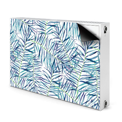 Magnetic radiator mat Exotic leaves