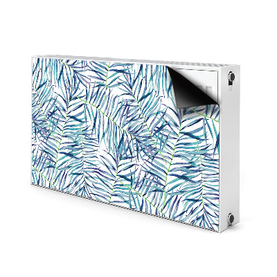 Magnetic radiator mat Exotic leaves