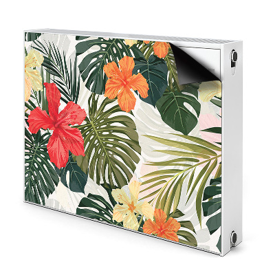 Magnetic radiator mat Hawaiian island