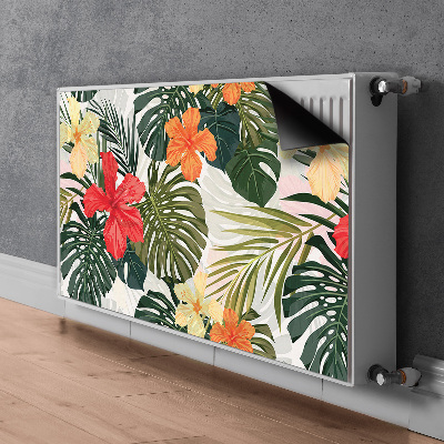 Magnetic radiator mat Hawaiian island