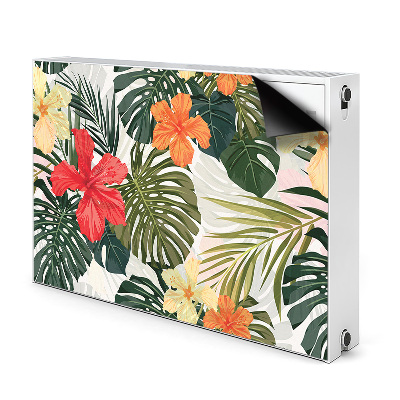 Magnetic radiator mat Hawaiian island