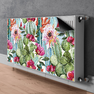 Magnetic radiator mat Tropical garden