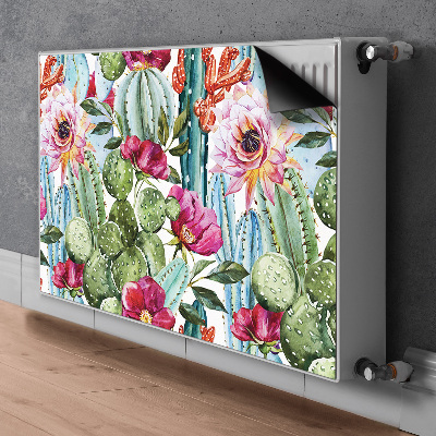 Magnetic radiator mat Tropical garden