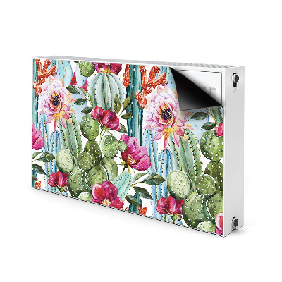 Magnetic radiator mat Tropical garden