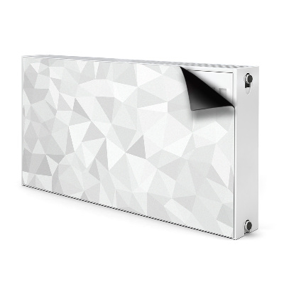 Magnetic radiator mat Geometric abstraction