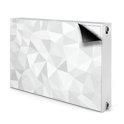 Magnetic radiator mat Geometric abstraction